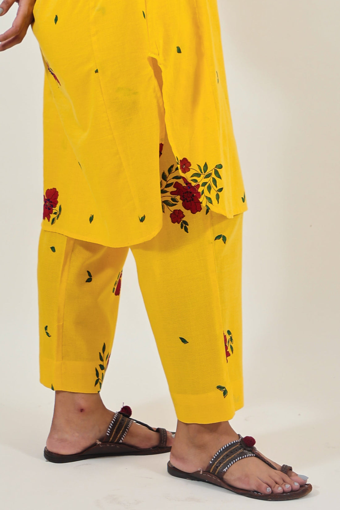 Yellow bloom bottoms