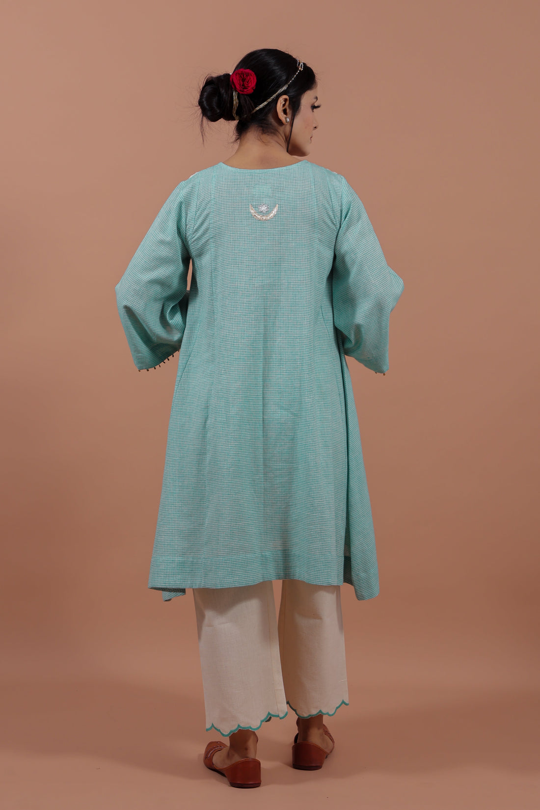 Aqua A-Line Kurta