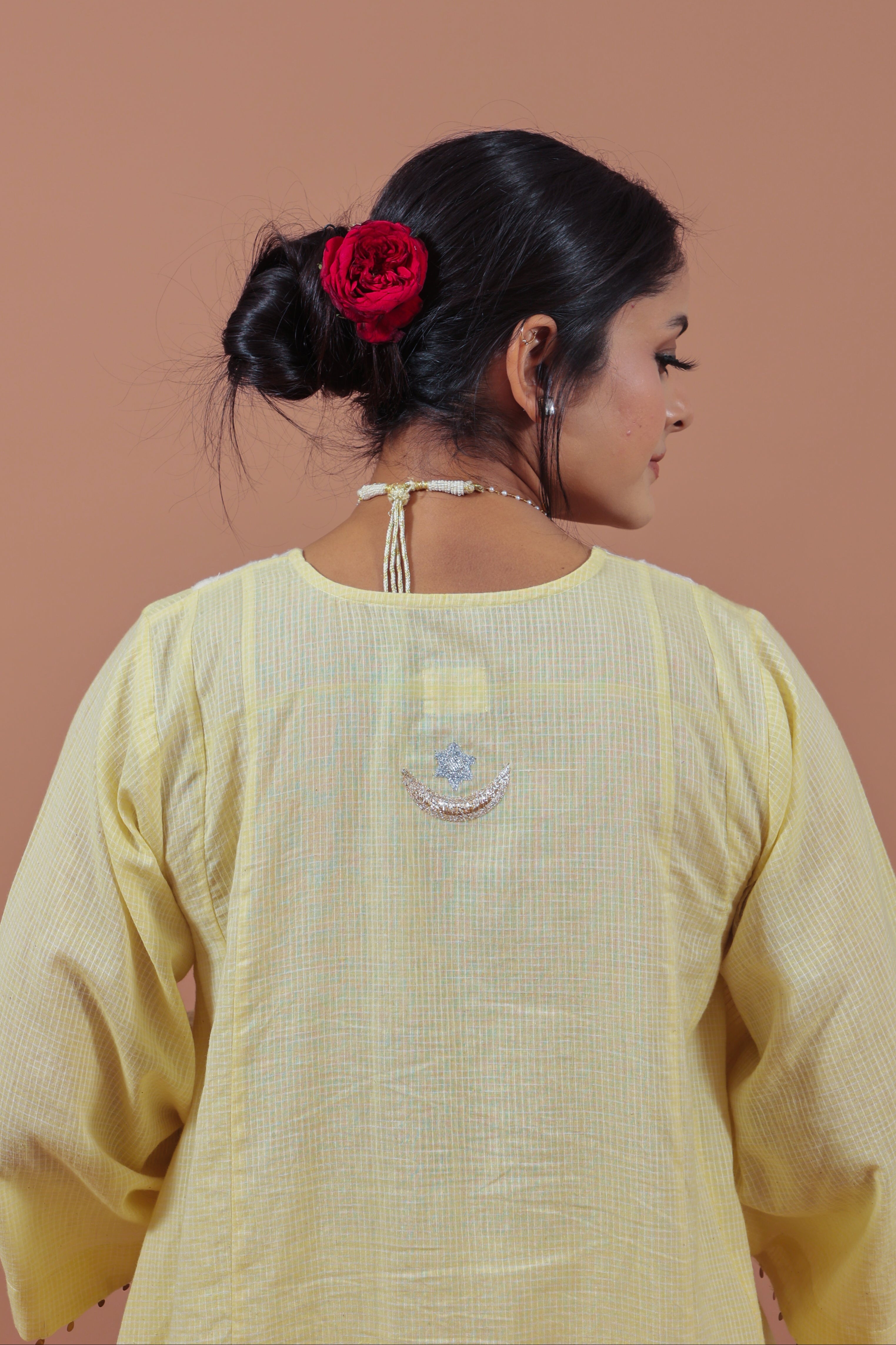 Lemon Yellow A-Line Kurta
