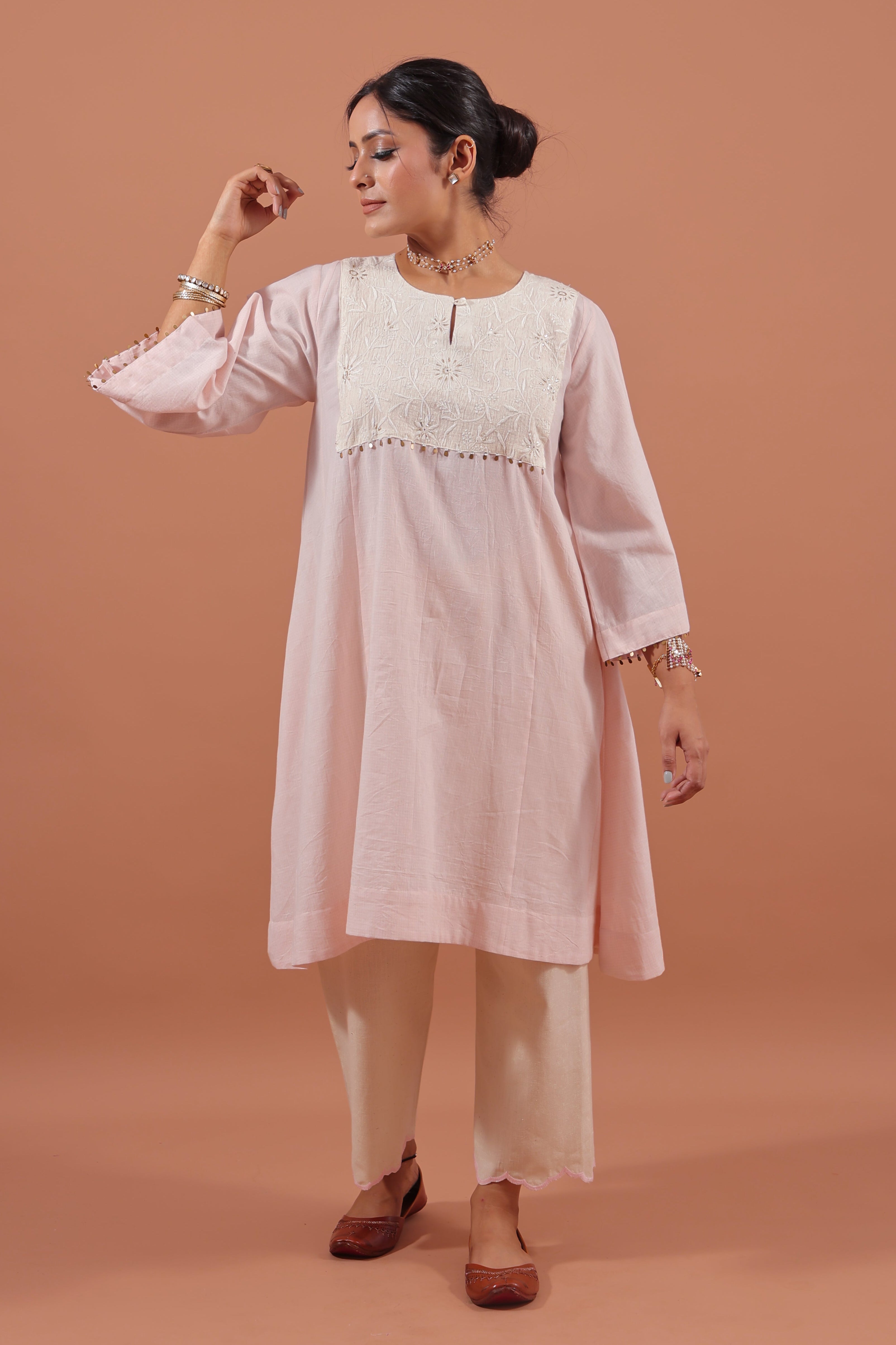 Blush A-Line Kurta