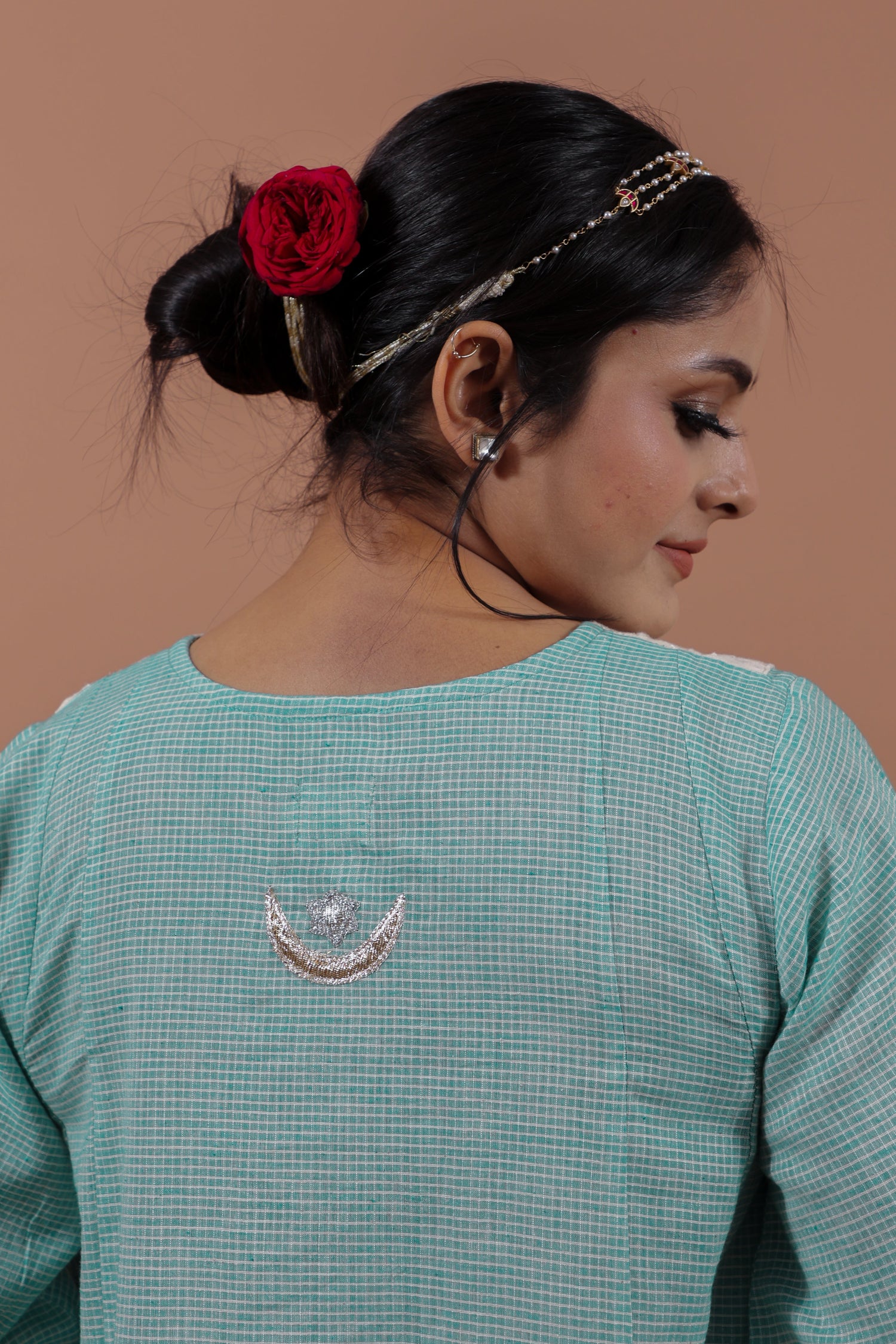 Aqua A-Line Kurta