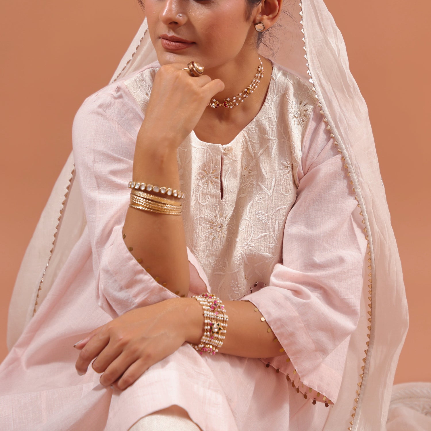 Blush A-Line Kurta