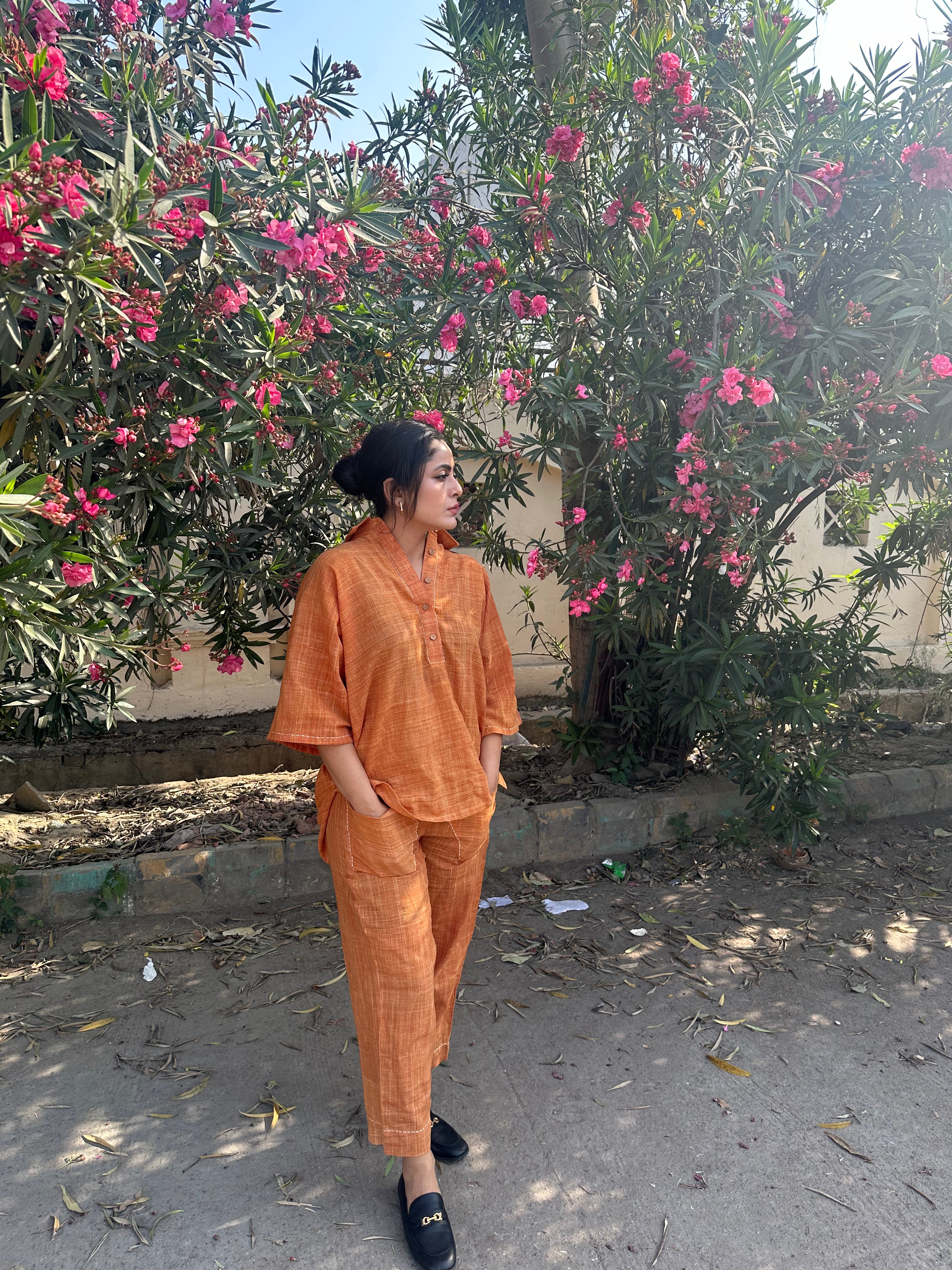 Khadi Short Co-ord Set