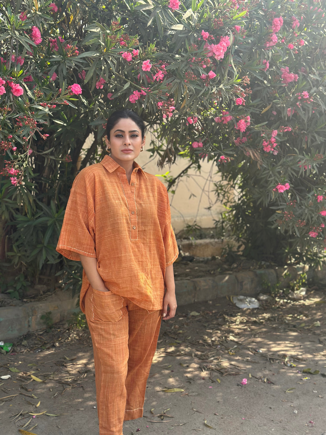 Khadi Short Co-ord Set