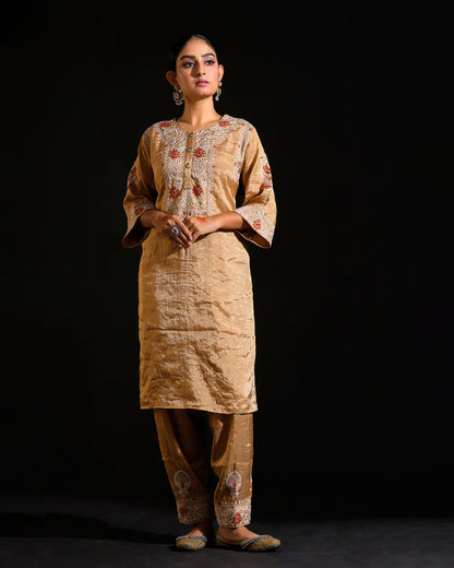 Mahira Gold Co-ord Set