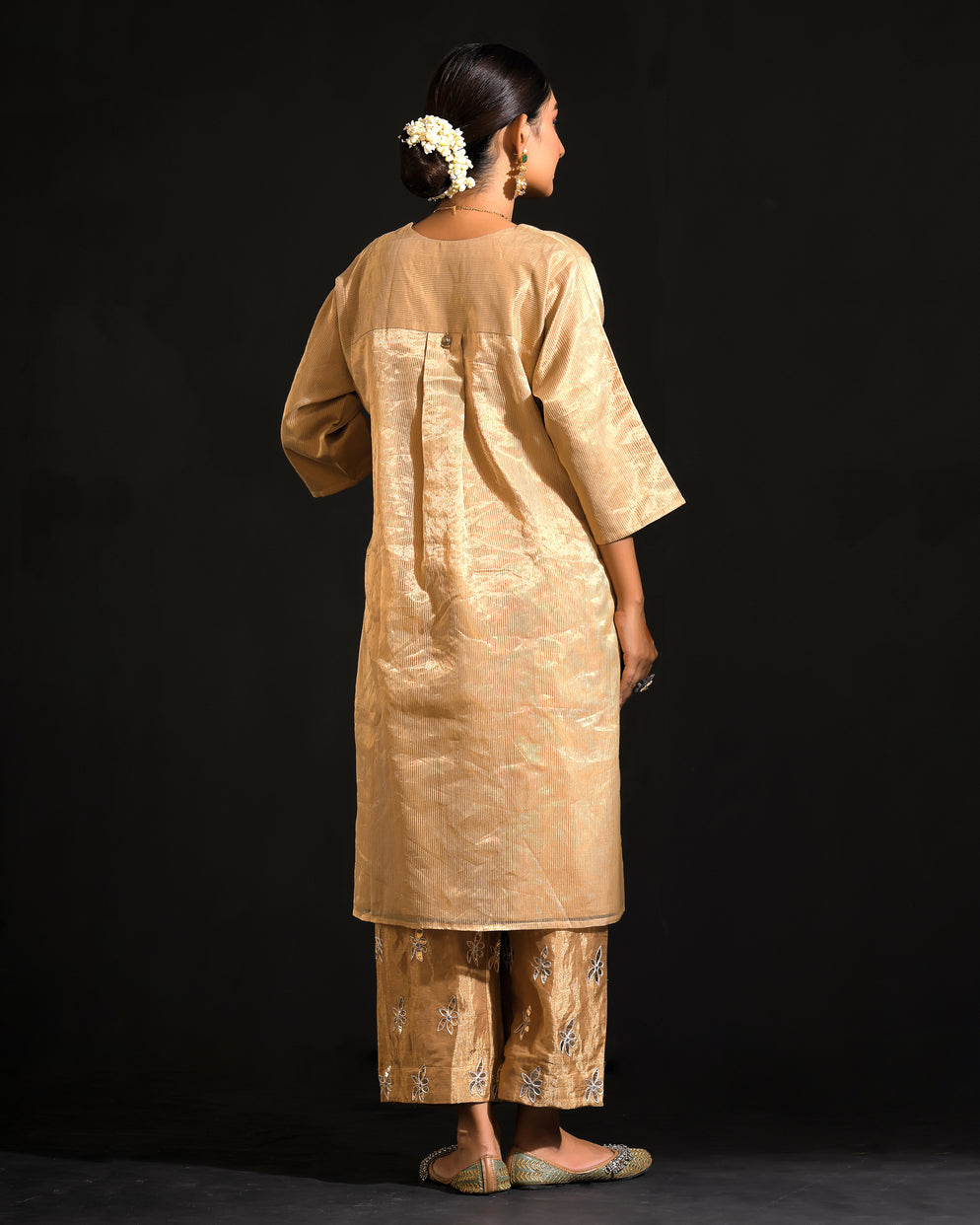 Mahnoor Gold Co-ord Set