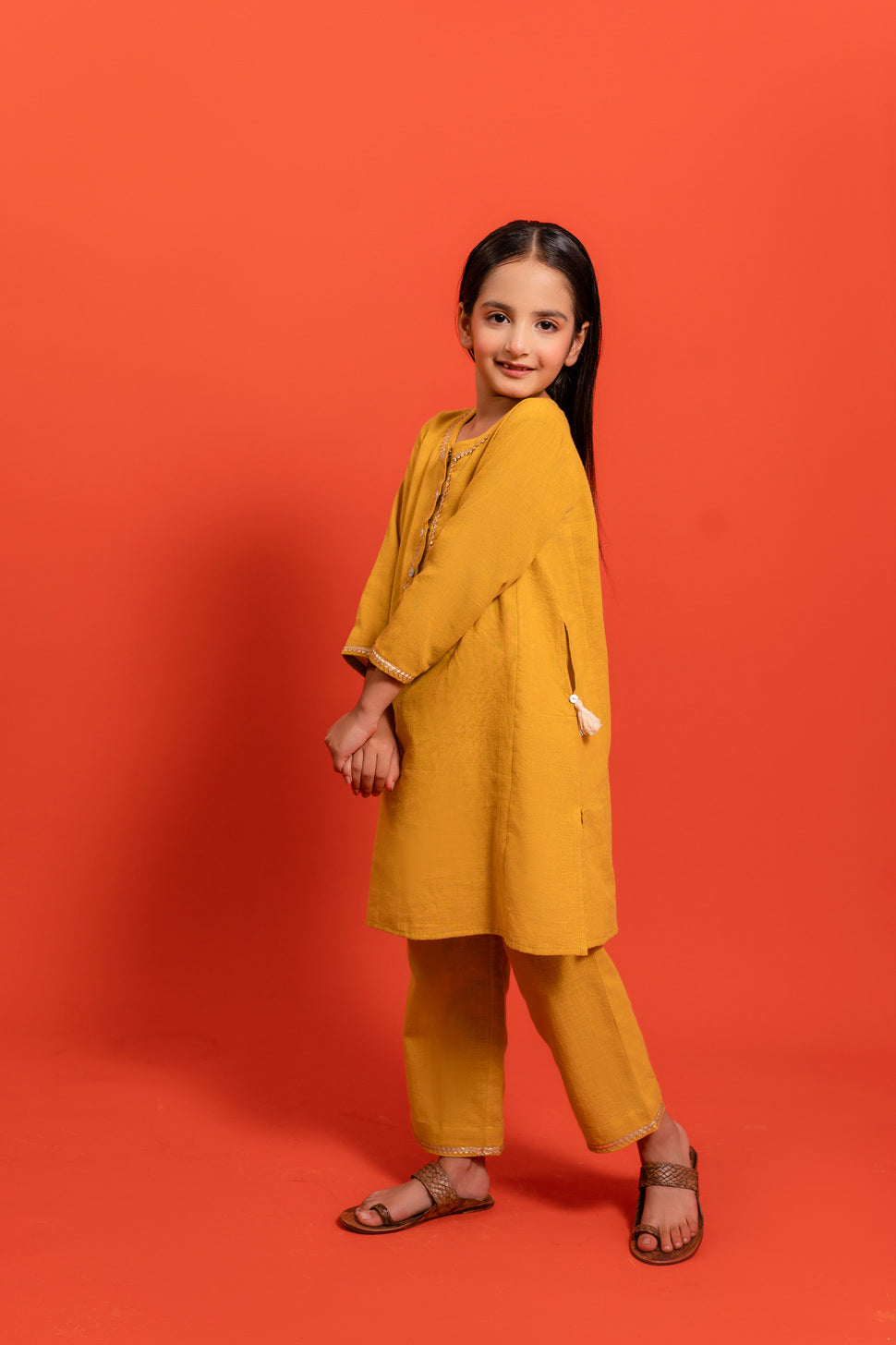 Organic Cotton Kids Mustard Set