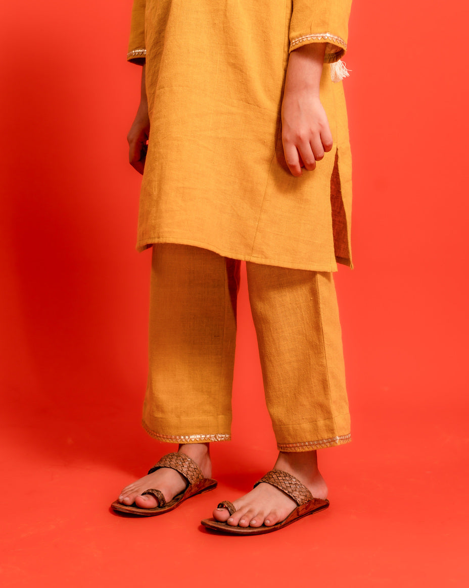 Organic Cotton Kids Mustard Set