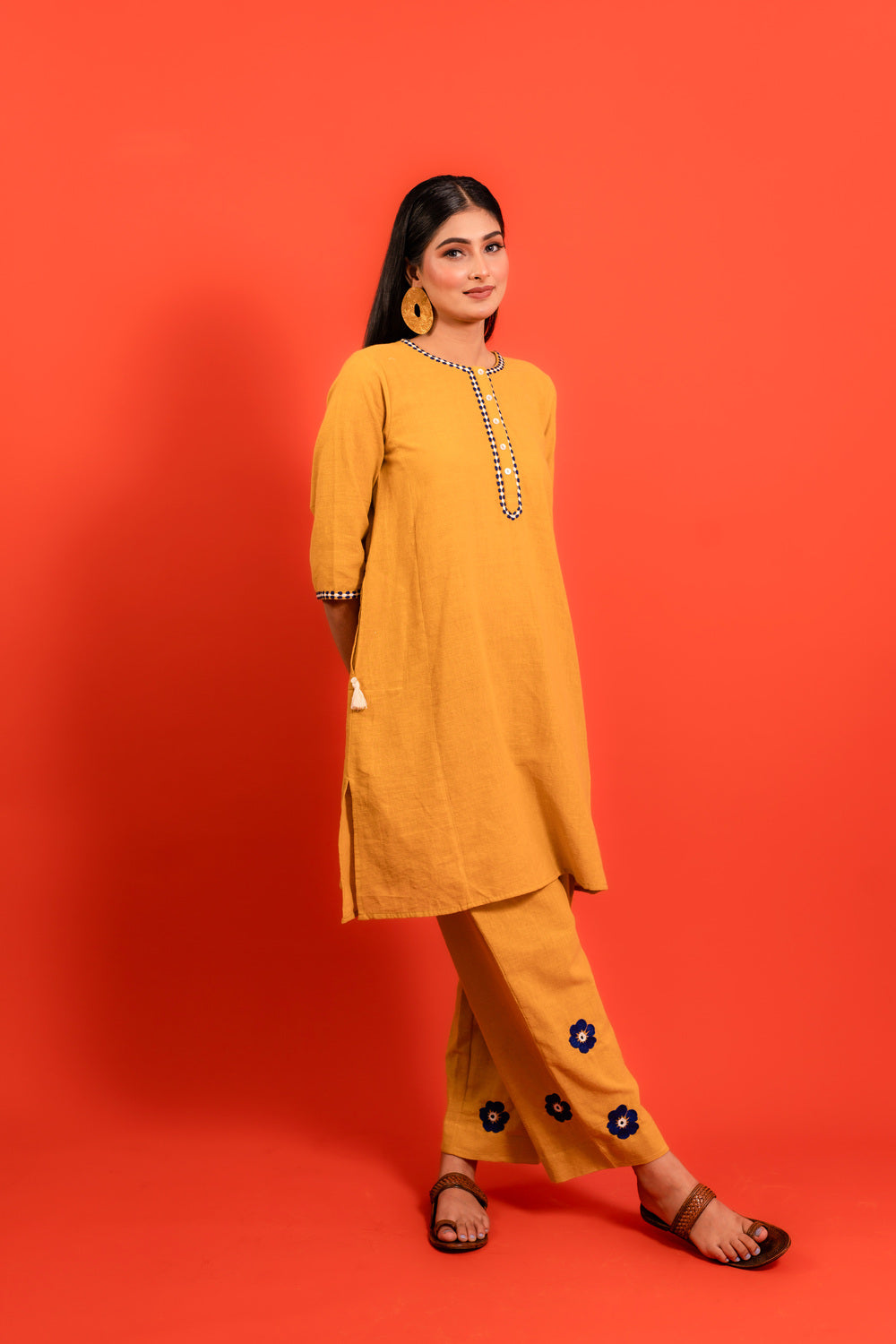 Organic Cotton Mustard Yellow Set