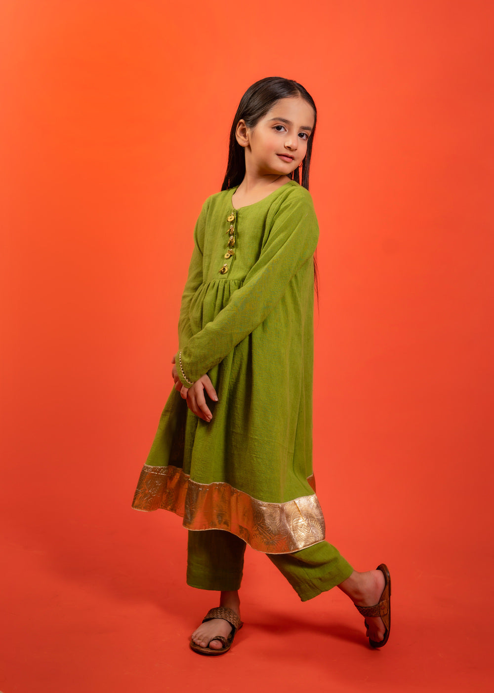 Organic Cotton Kids Green Set