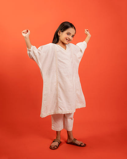 Organic Cotton Kids White set